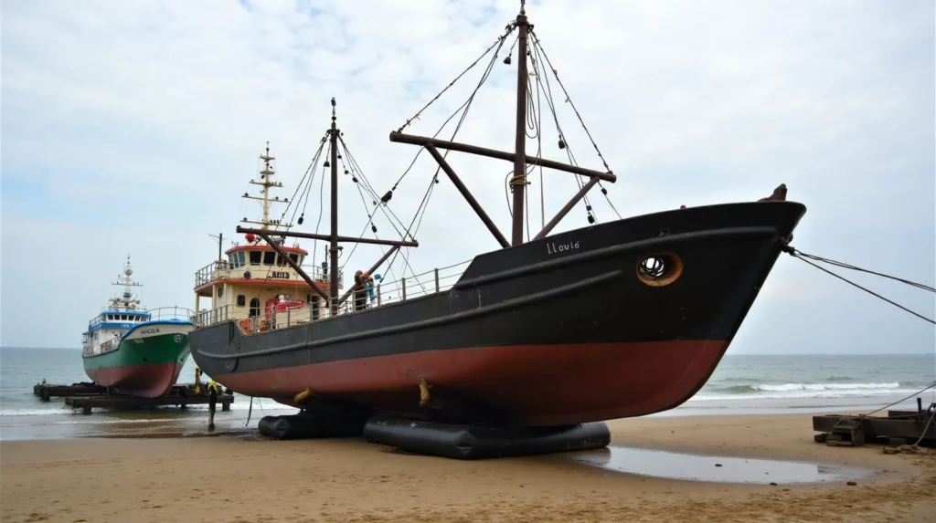 Haul-Out Airbag vs Slipway Rel: Biaya, Risiko, Batas